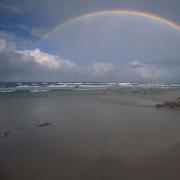 An almost complete rainbow at Ocean Shores, N.S.W.