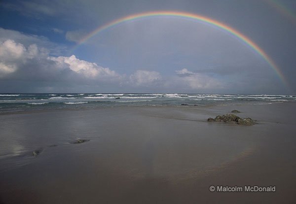 An almost complete rainbow at Ocean Shores, N.S.W.