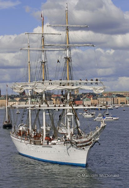 The Tall Ships event brings together many of these olde world examples, Stockholm, Sweden