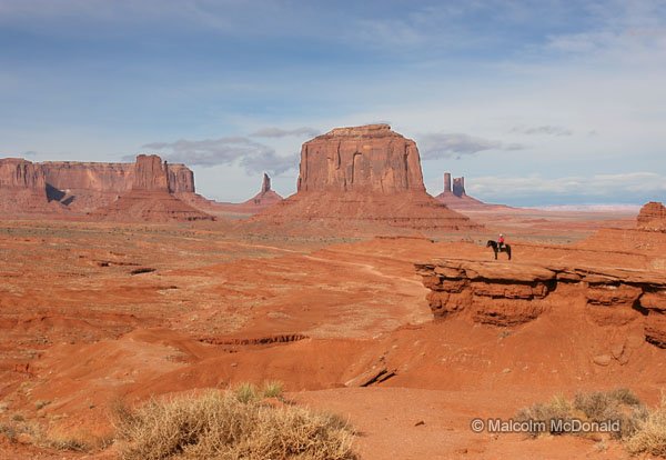 Director John Ford shot many scenes at this location, Monument Valley, Utah